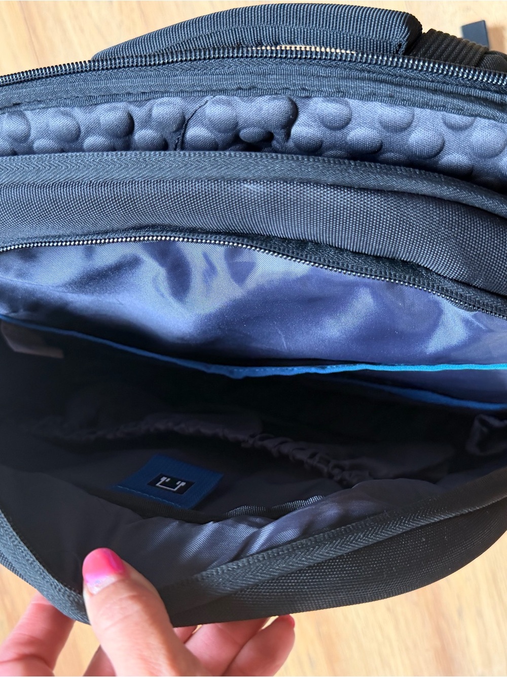 Lenovo -Legion- Black Hard-Shell Laptop Backpack - Picture 4 of 5